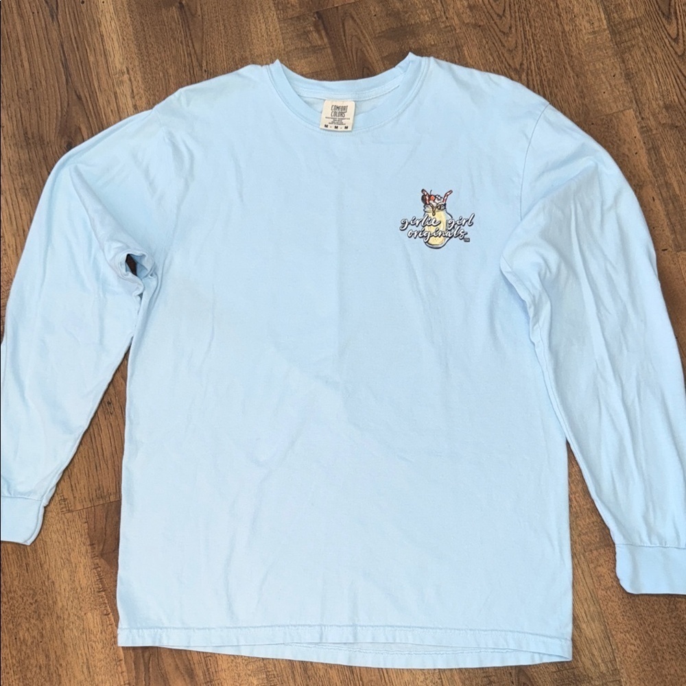 COMFORT COLORS Sky Blue Tee 100 % Cotton Size M